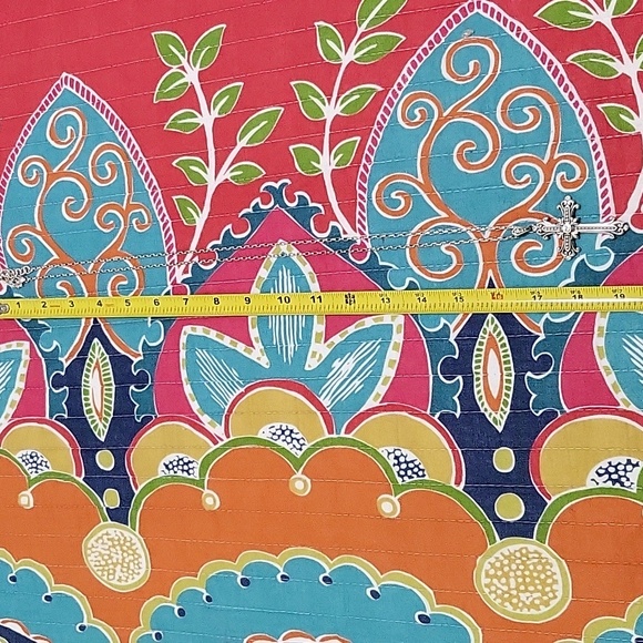 Brighton Alcazar Cross Long Silver Necklace - Picture 5 of 7